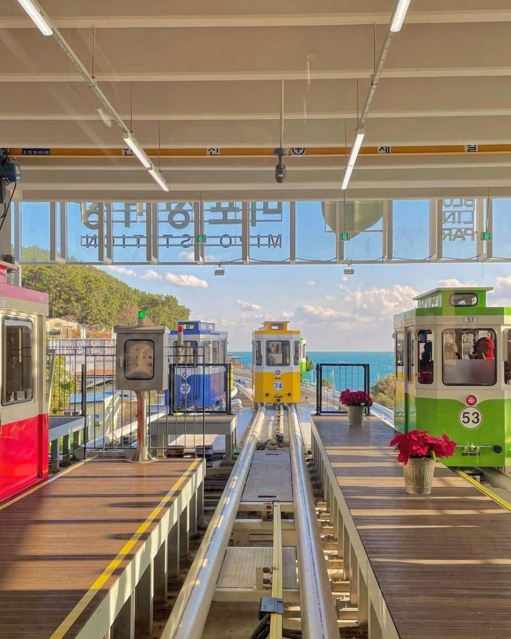 Trải nghiệm đi tàu ven biển Haeundae, Busan, Hàn Quốc -