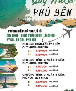 QUY NHƠN – CHÙA THIÊN HƯNG- KỲ CO - EO GIÓ - PHÚ YÊN (4N3Đ)
