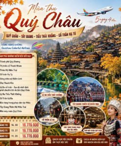 QUÝ CHÂU – TÂY GIANG -TIỂU THẤT KHỔNG - CỔ TRẤN HẠ TƯ  ( 5N4Đ)