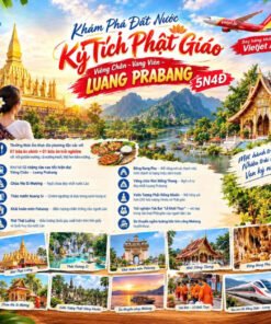 Lào: Viêng Chăn - Vang Viêng - Luang Prabang 5N4Đ