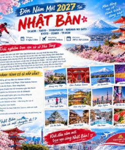 ĐÓN NĂM MỚI 2027 TẠI NHẬT BẢN (5N5Đ - VNA)